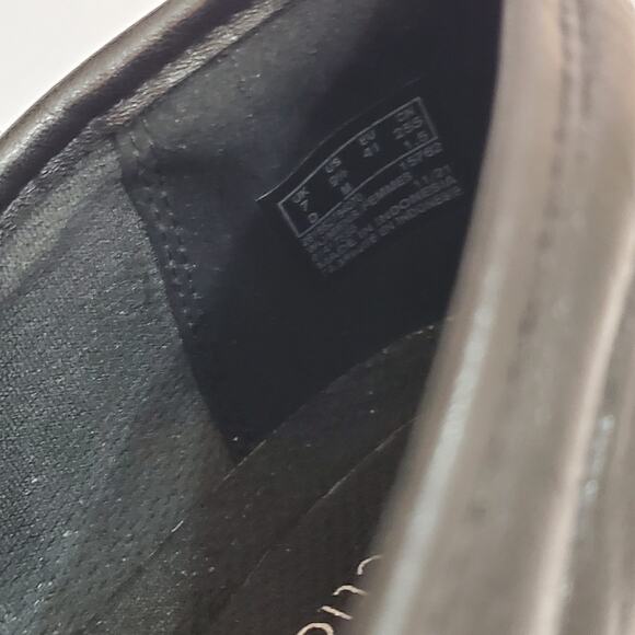 Clarks Black Combi Layton Petal Leather Sneaker - Women 9.5 - Picture 8 of 10